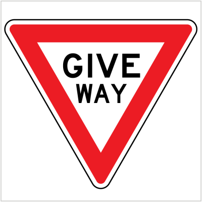 GIVE WAY