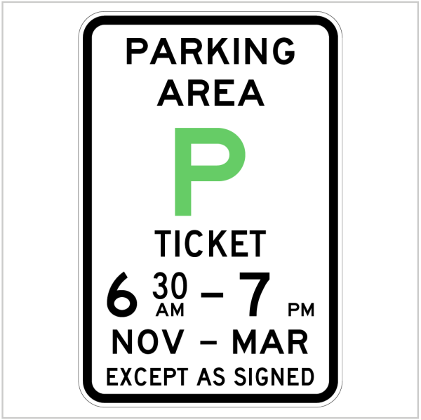 PARKING AREA RESTRICTIONS