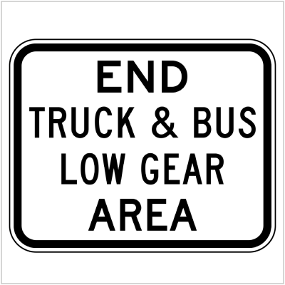 END TRUCK & BUS LOW GEAR AREA