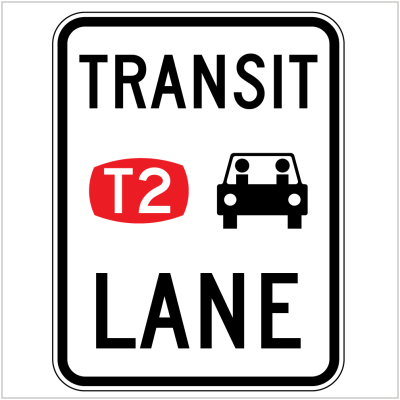 TRANSIT LANE 2 PEOPLE