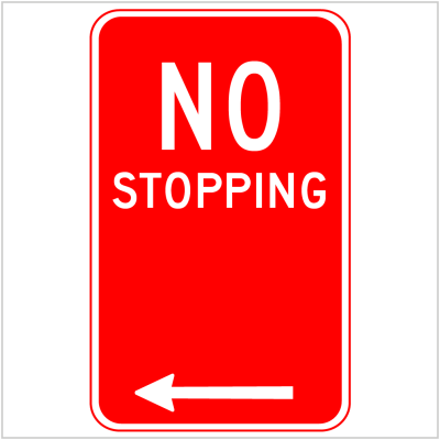 NO STOPPING