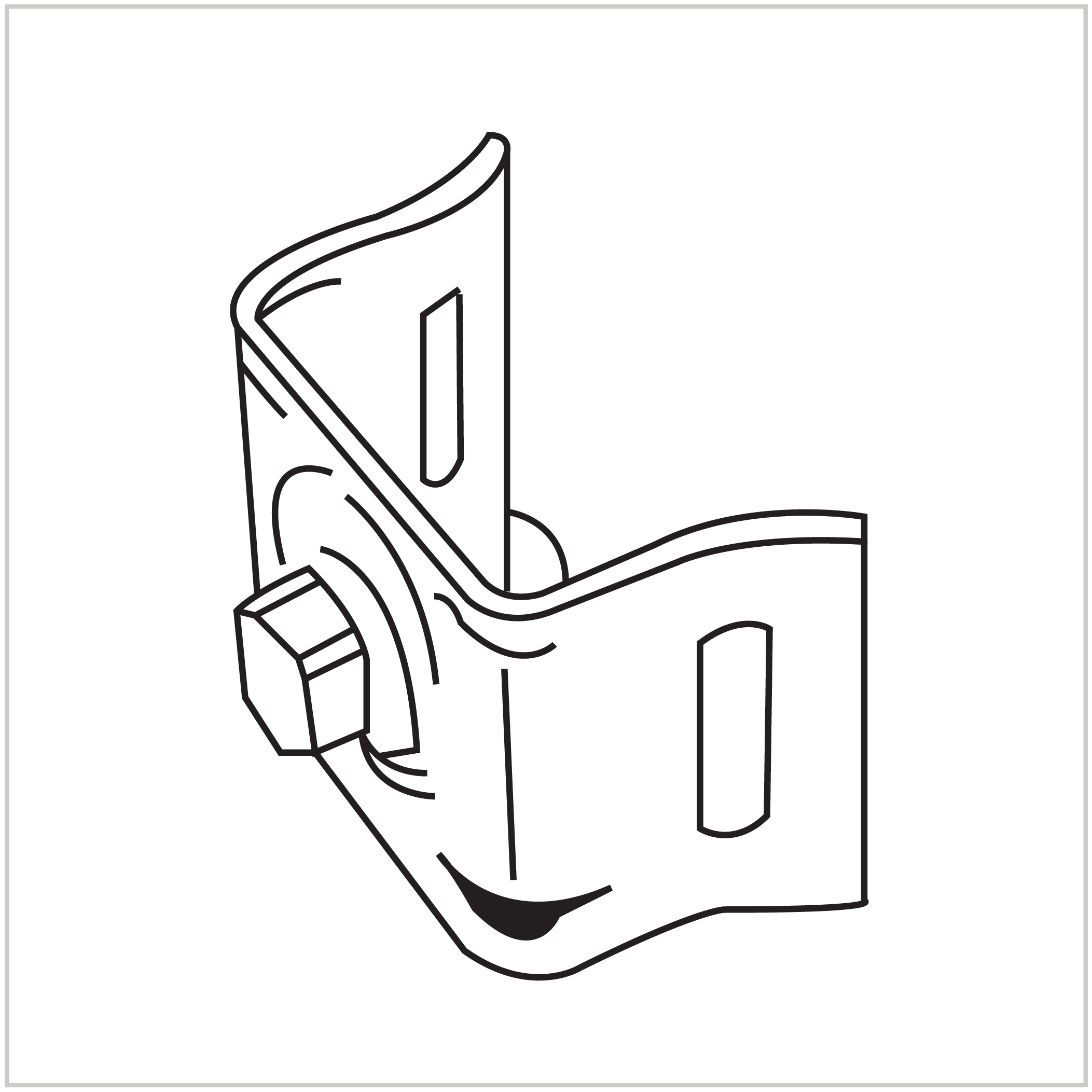 BANDING BRACKET UR151 – 13mm Band