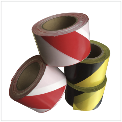 Red/White Black/Yellow Barrier Tape 100m Rolls