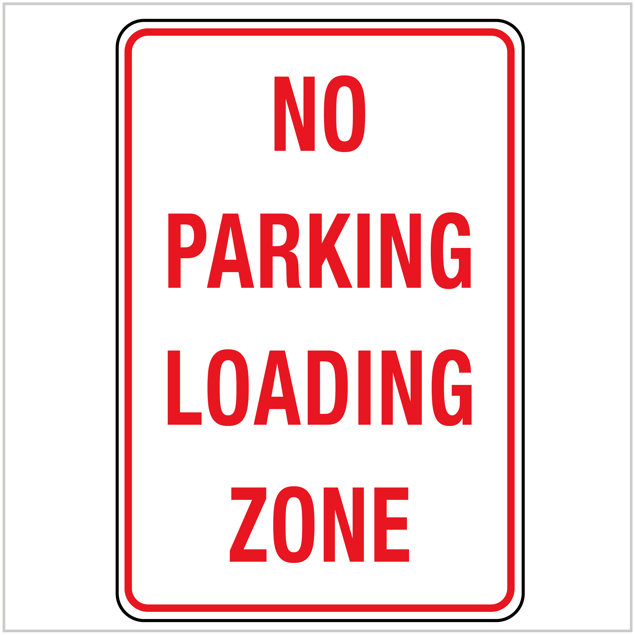 CPK-256 - NO PARKING LOADING ZONE