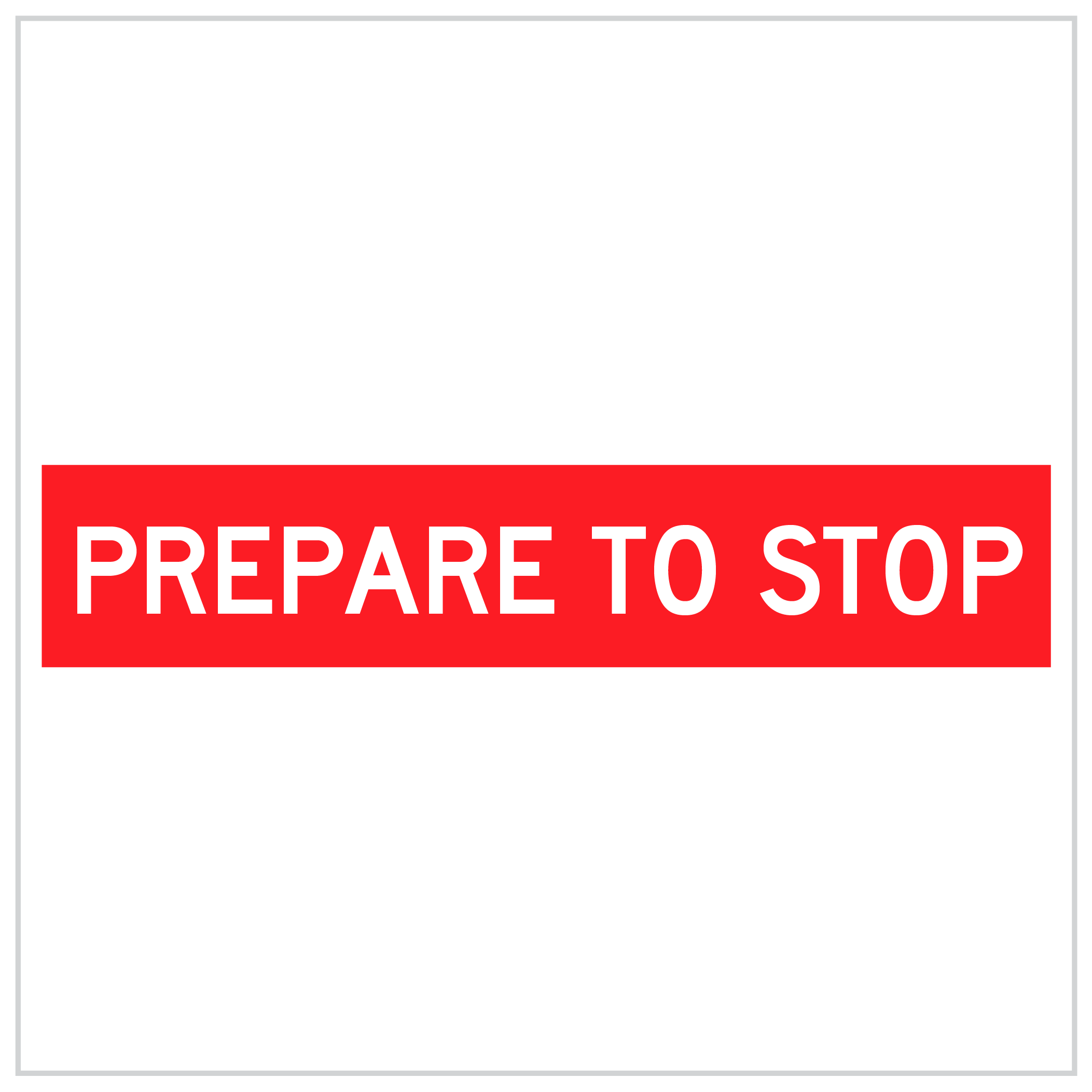 CORFLUTE – PREPARE TO STOP - CT284-156X6H