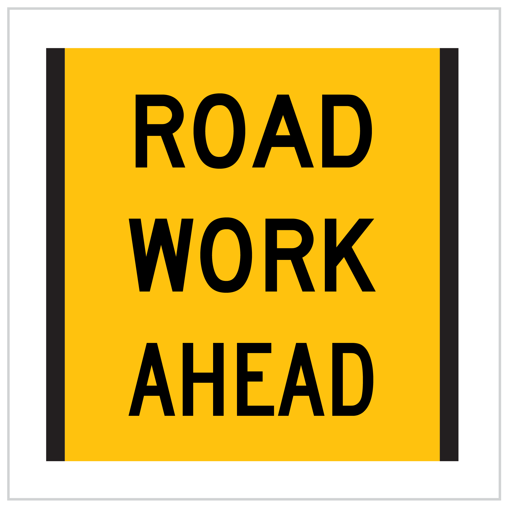 CORFLUTE – ROAD WORK AHEAD CT284-42H