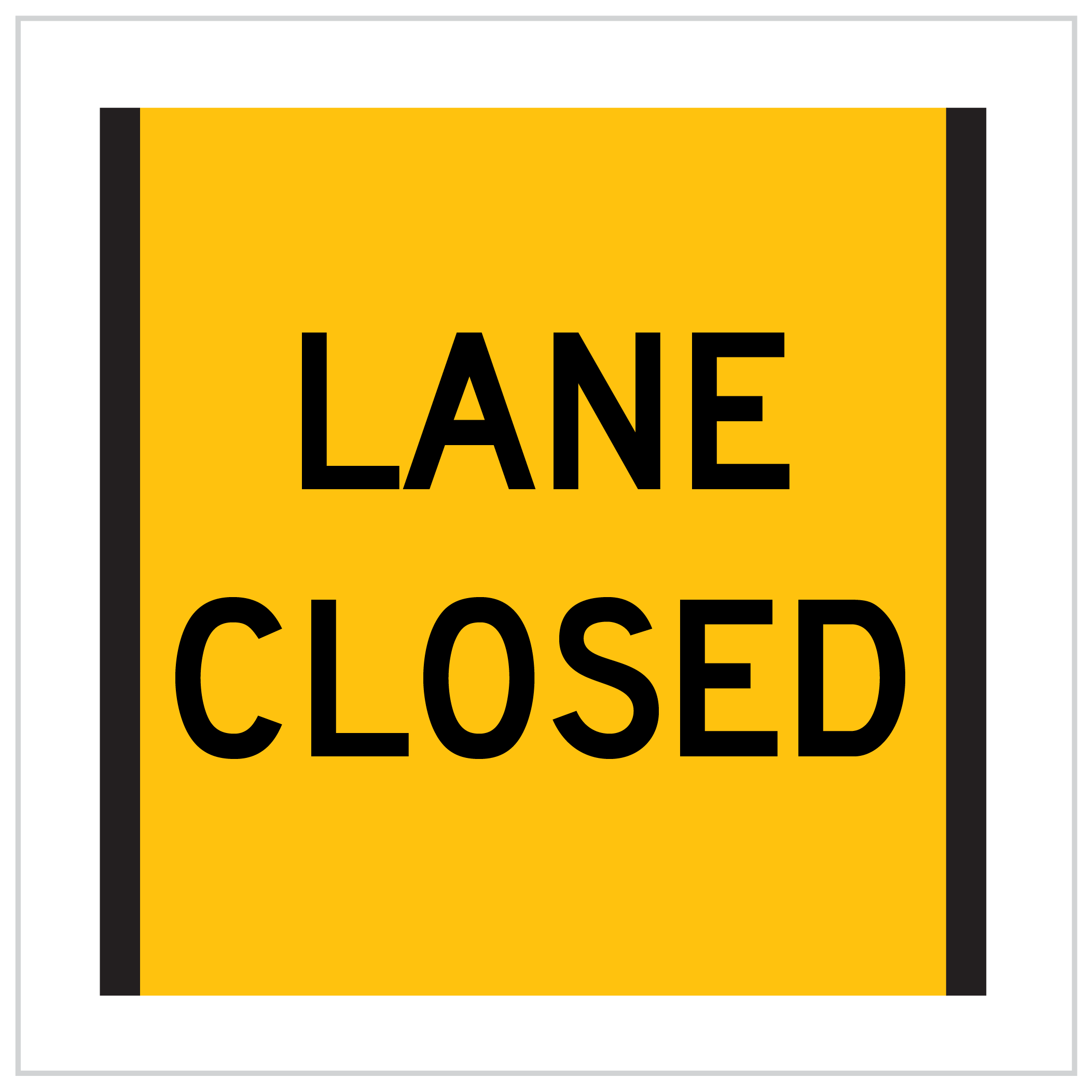 CORFLUTE – LANE CLOSED - CT284-43H