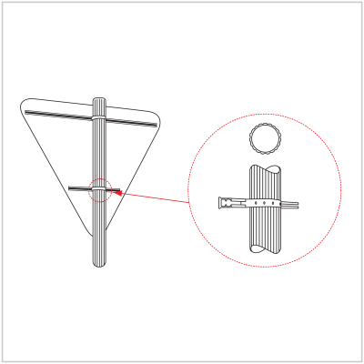 FRANGIBLE FLUTED POSTS