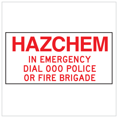 HAZCHEM 6 X 3