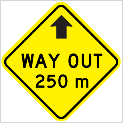 WAY OUT 250M