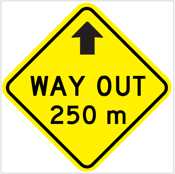 WAY OUT 250M