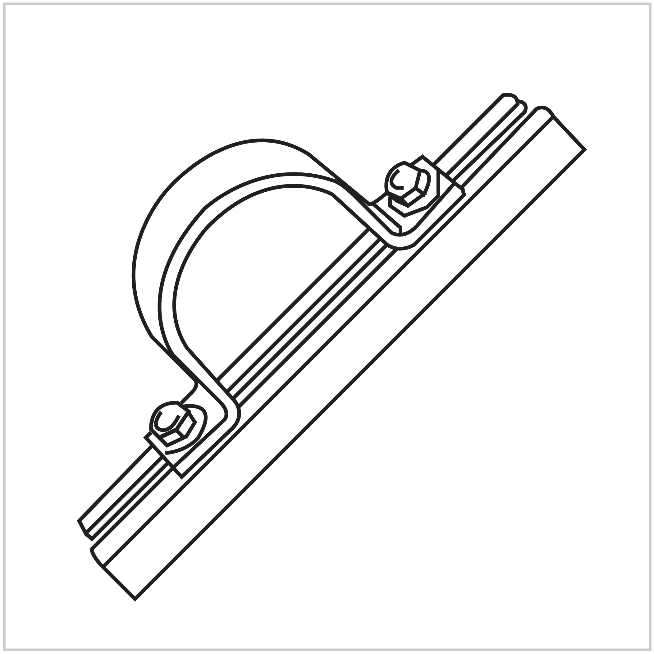 SADDLE BRACKETS Single Sided