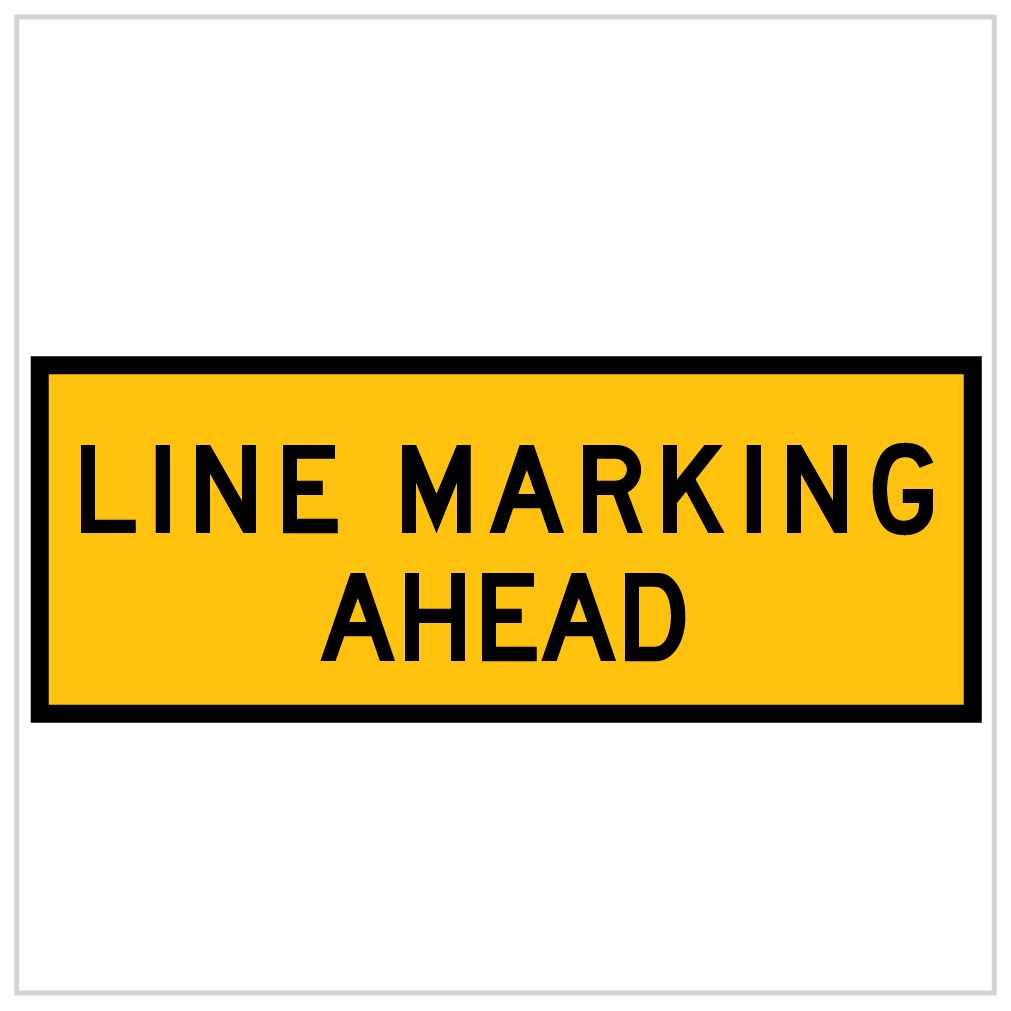 T1-15A – LINE MARKING AHEAD