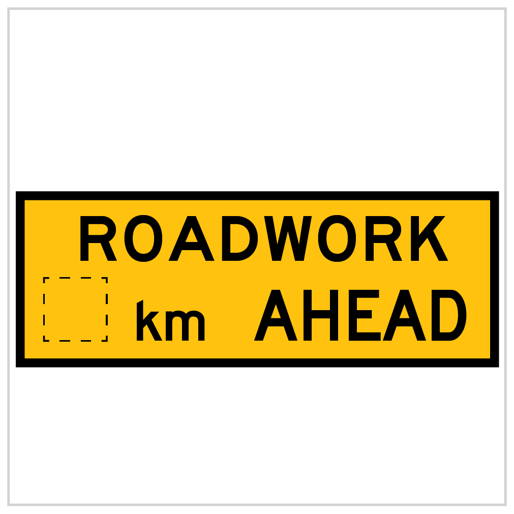 T1-16A – ROADWORK ...Km AHEAD