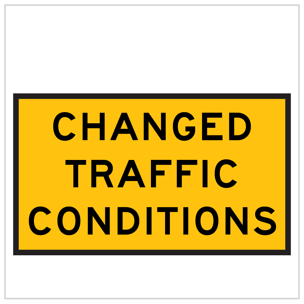 T1-23A – CHANGED TRAFFIC CONDITIONS