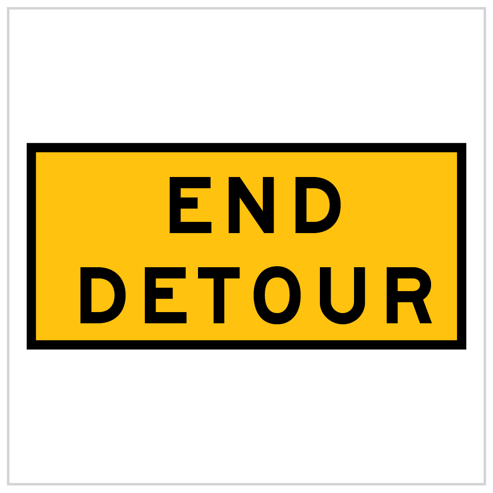 T2-23A – END DETOUR