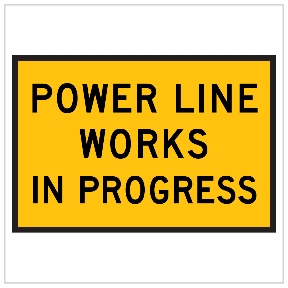 T4-5A - POWER LINES WORKS IN PROGRESS