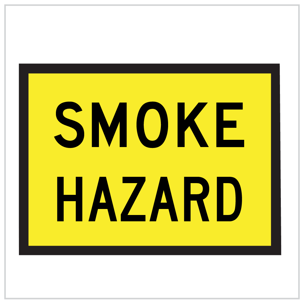 T4-6 SMOKE HAZARD FLUORO YELLOW GREEN