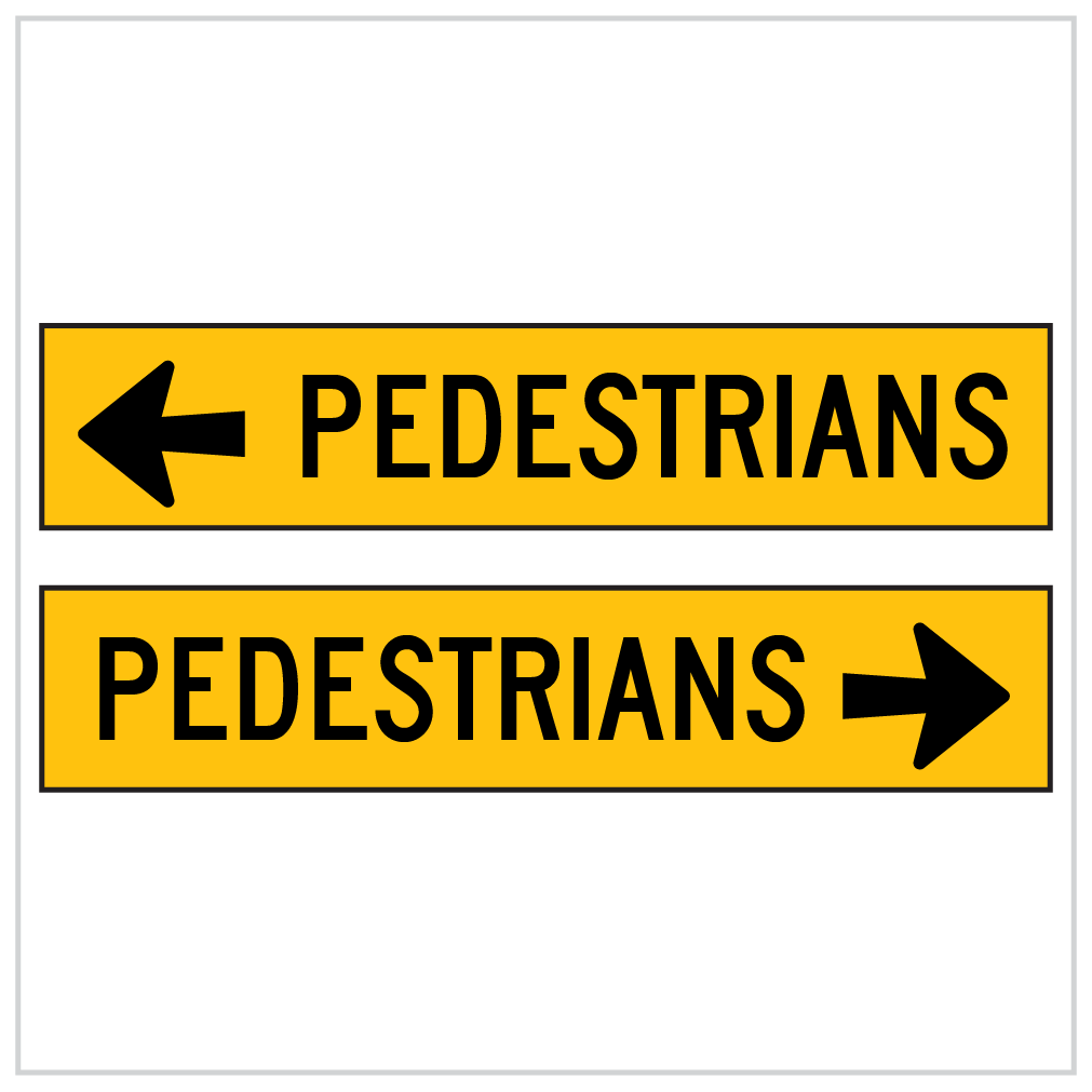 T8-2A – PEDESTRIANS – LEFT/RIGHT