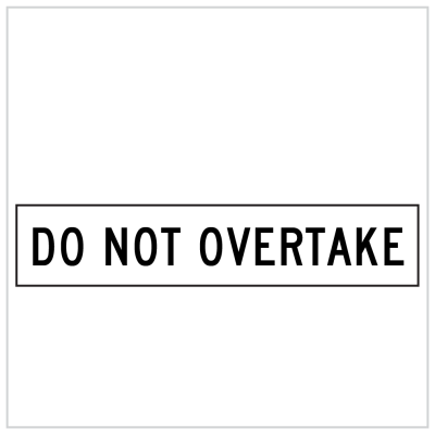 TC1174 – QLD ONLY – DO NOT OVERTAKE