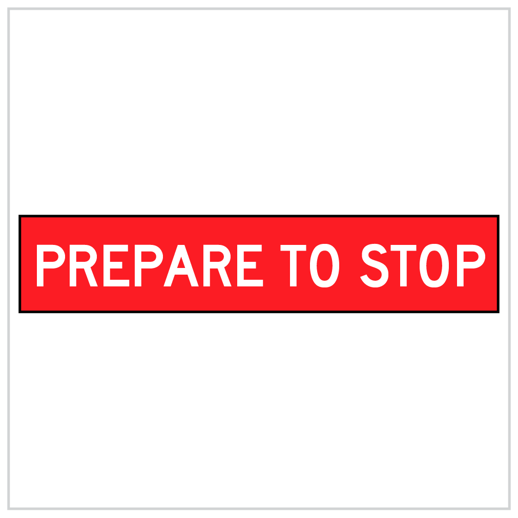 TC1362 – QLD ONLY – PREPARE TO STOP