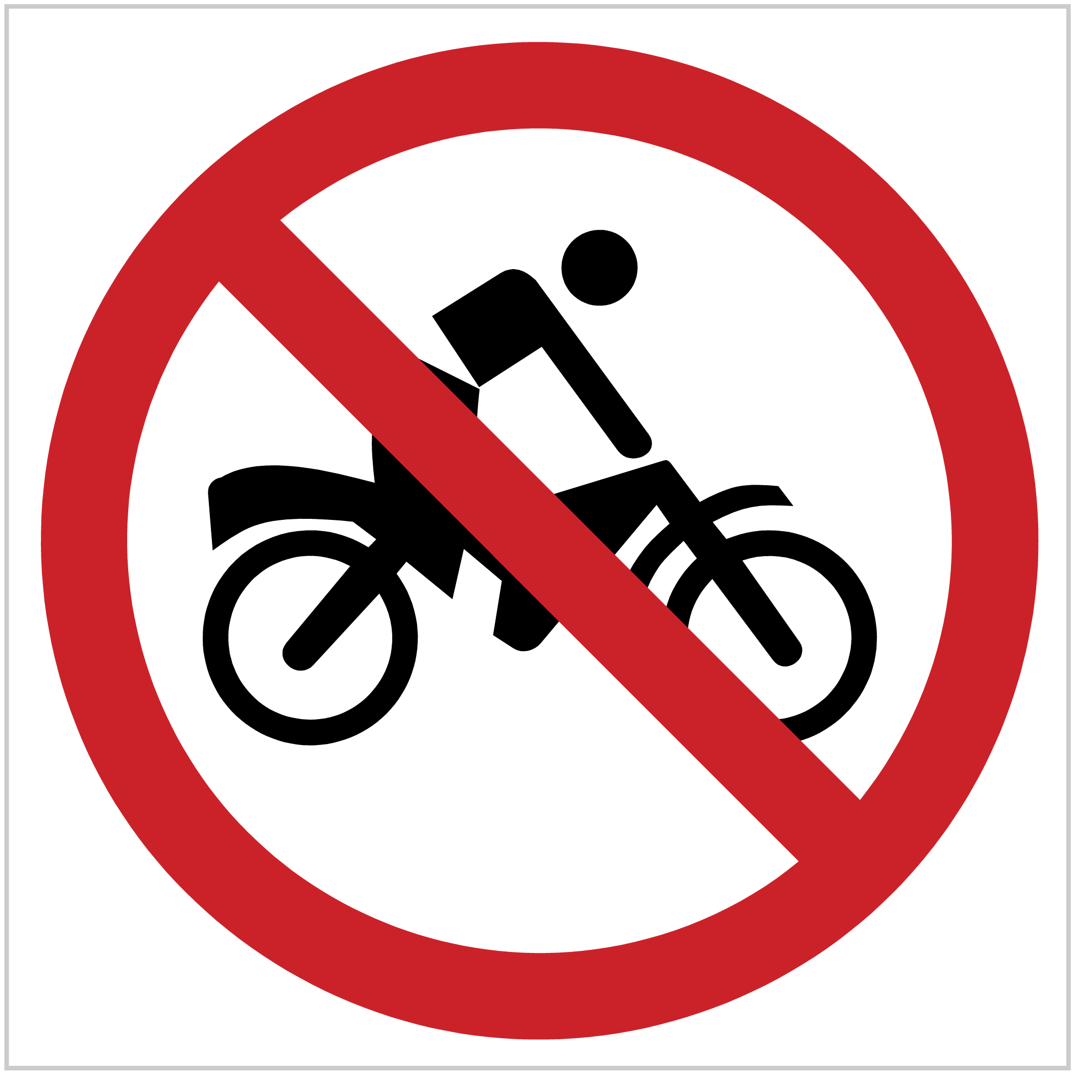 P5 – TRAILBIKES PROHIBITED