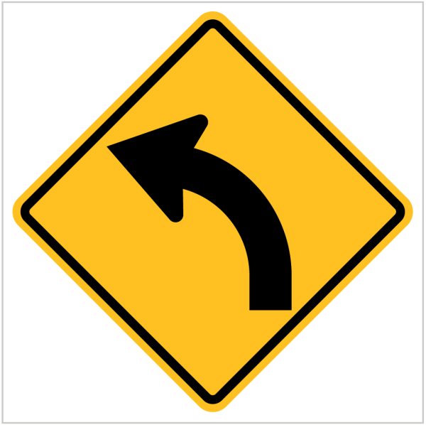 W1-3 CURVE RIGHT OR LEFT