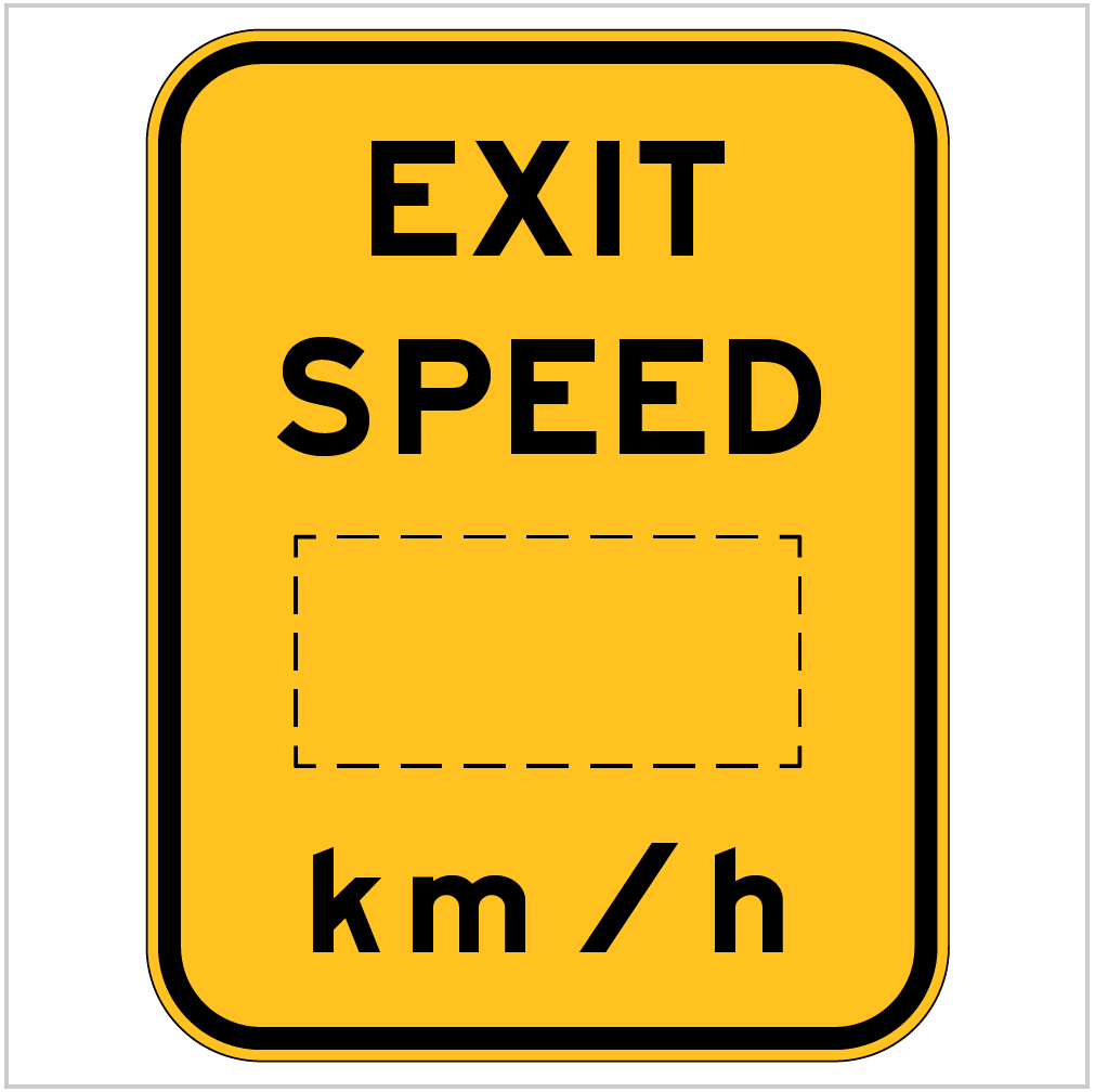 W1-9-1 EXIT SPEED ---KM/H