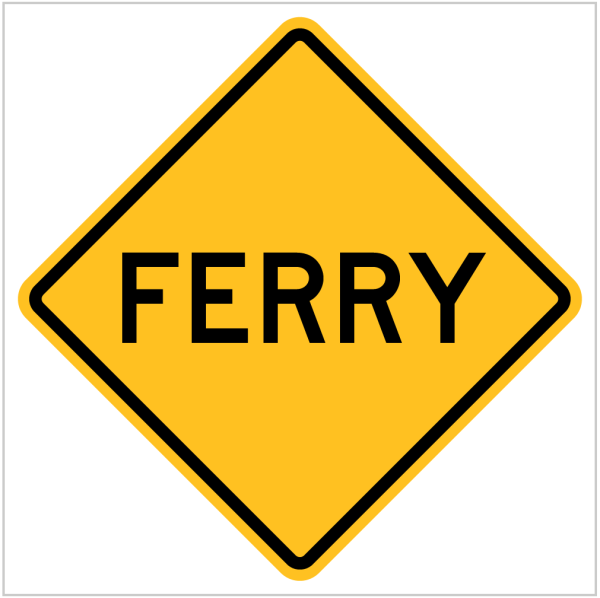 W5-1 – FERRY - WARNING SIGN