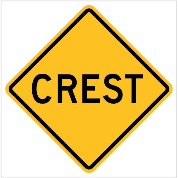 W5-11 – CREST -WARNING SIGN