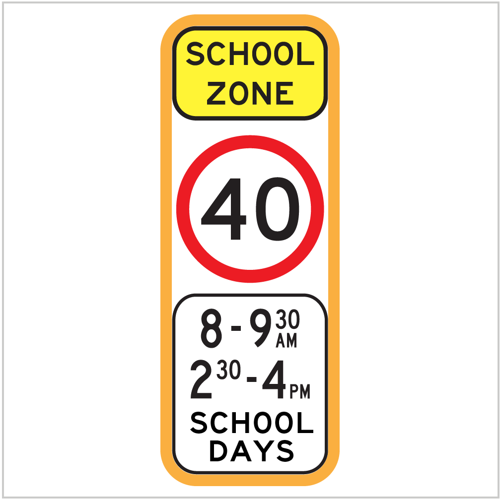 SCHOOL ZONE QLD ONLY