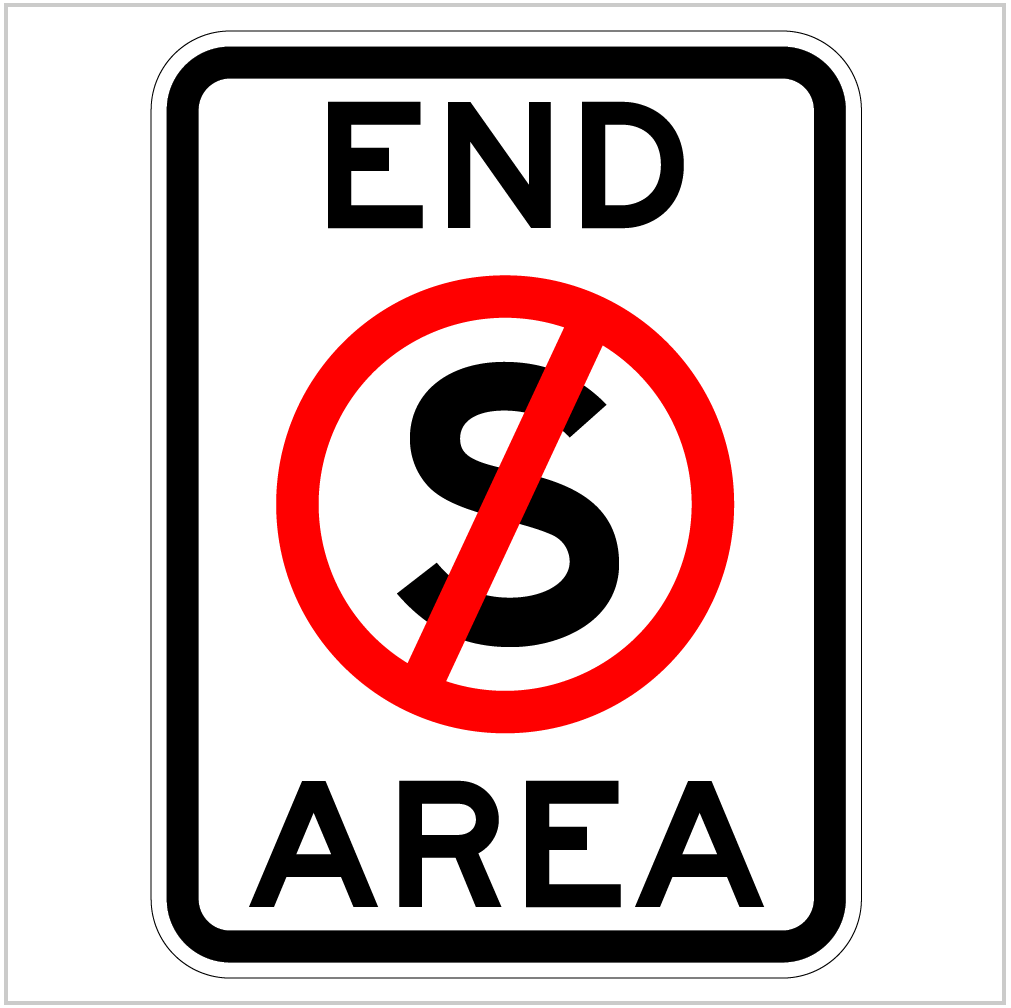 END OF STOPPING AREA