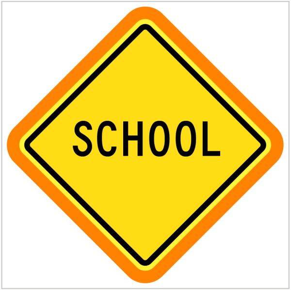 SCHOOL SIGN - QLD ONLY - WARNING SIGNS