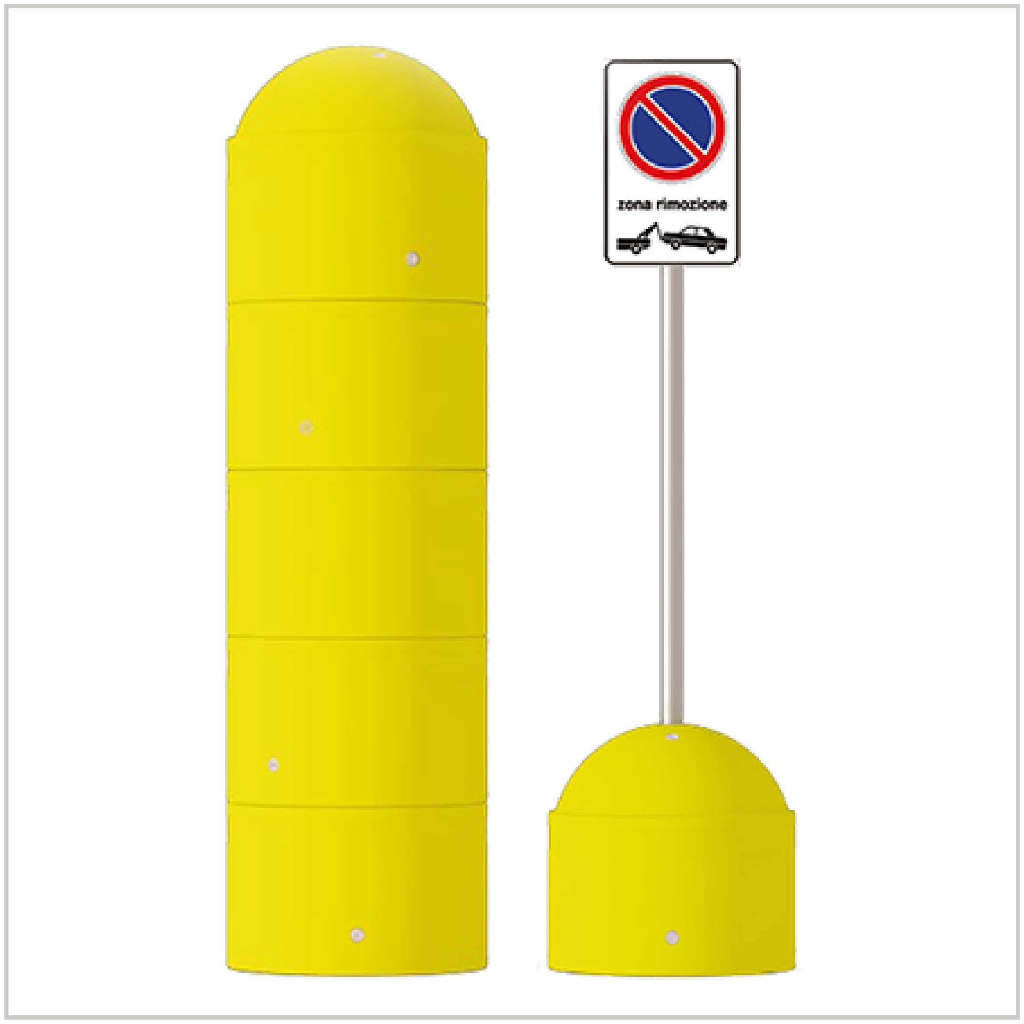 BIG FOOT STACKABLE BOLLARD