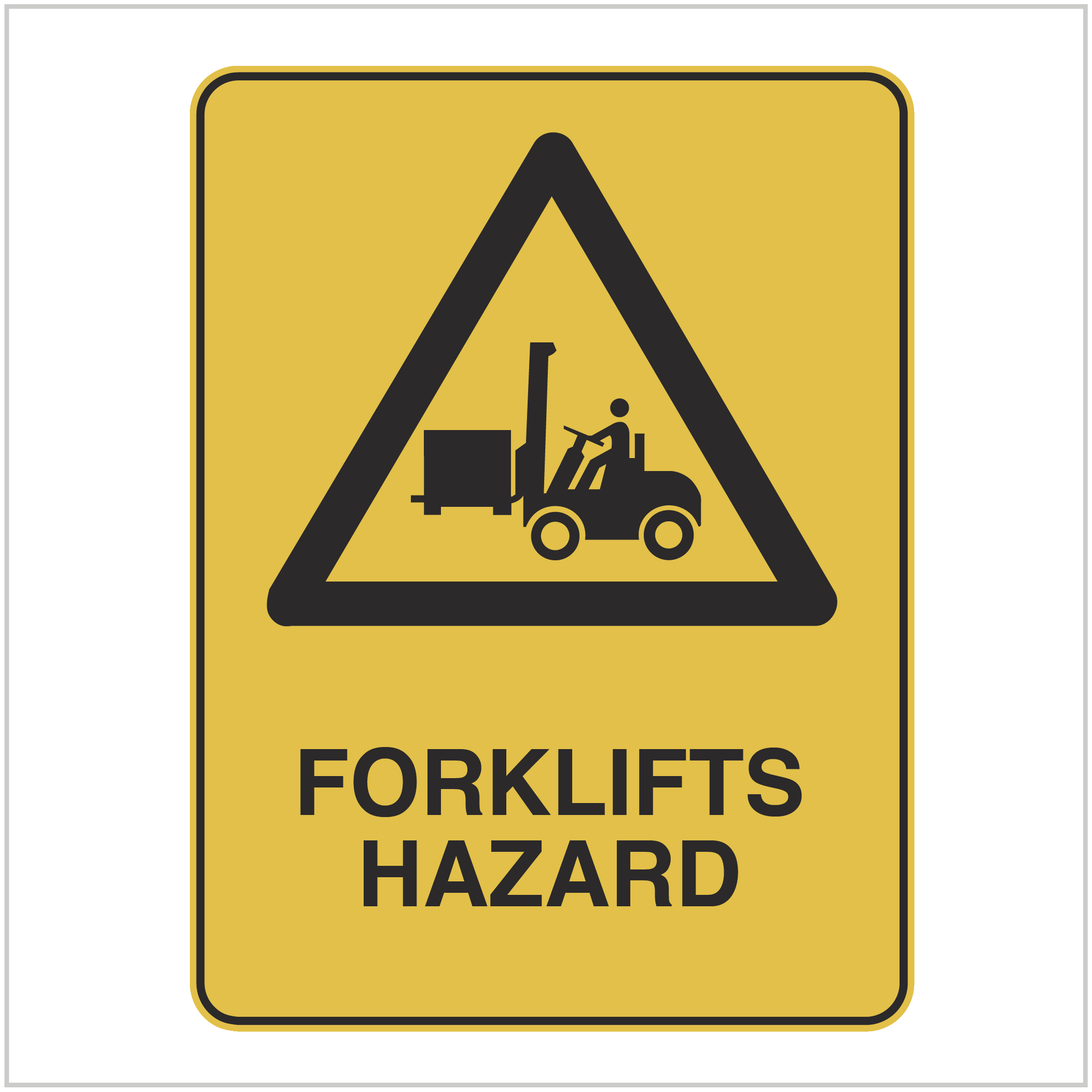 AS 450 FORKLIFTS HAZARD