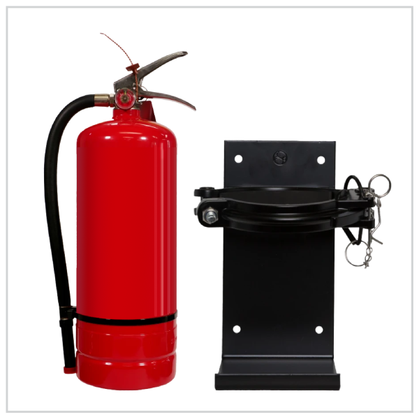 FIRE EXTINGUISHER AND BRACKET