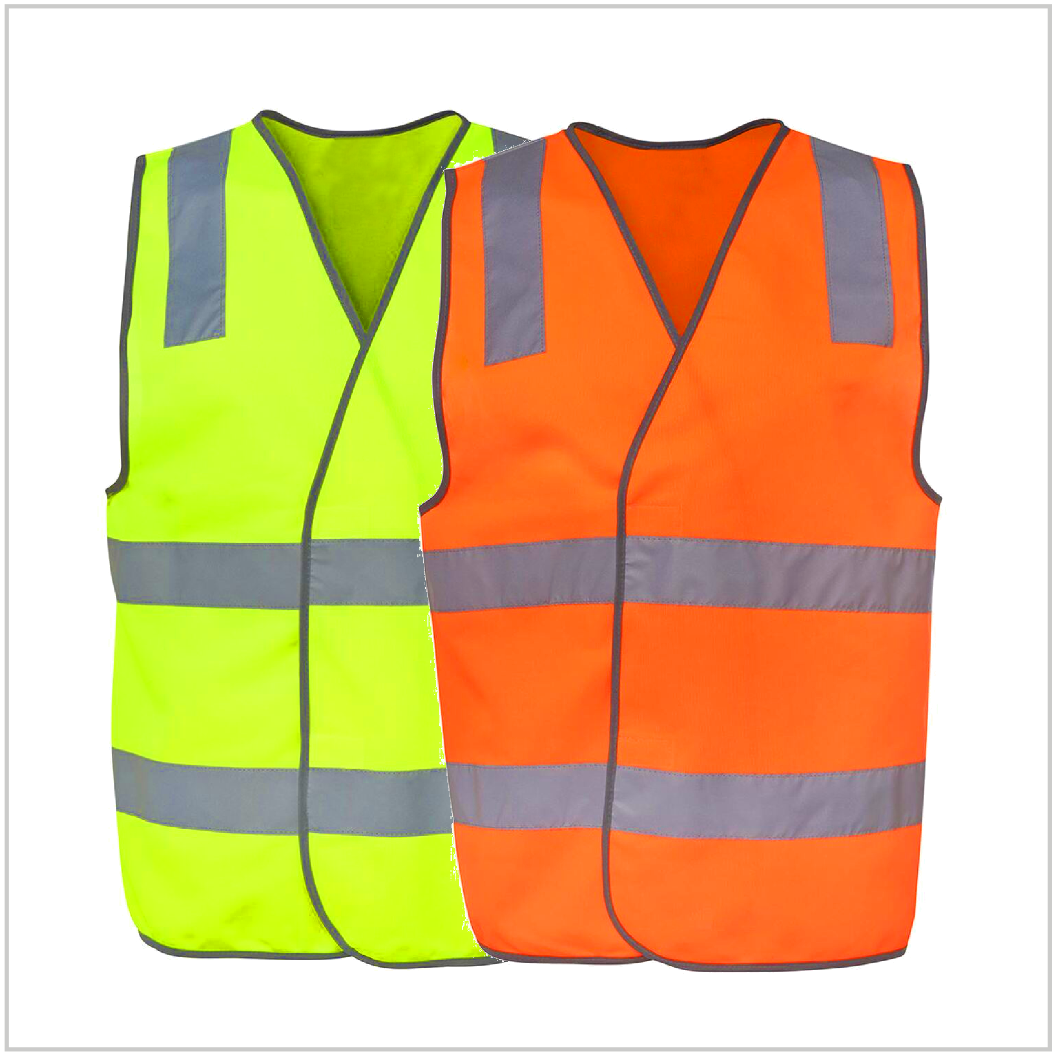 HI-VISIBILITY VESTS REFLECTIVE - DAY/NIGHT