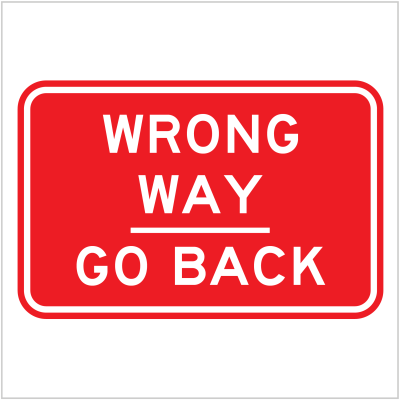 G9-69 WRONG WAY GO BACK