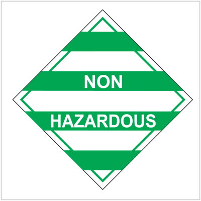 HAZ-13 WA ONLY NON-HAZARDOUS GOODS