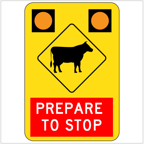 PREPARE TO STOP - CATTLE LIVESTOCK -WA ONLY