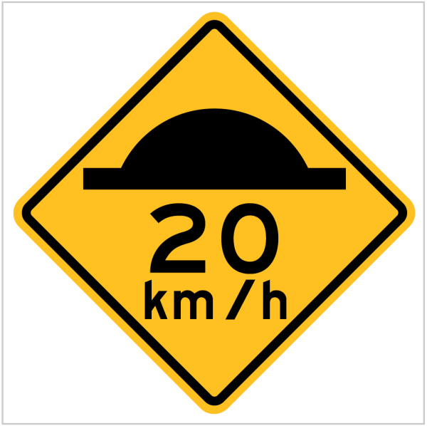 ROAD HUMP 20 KM/H