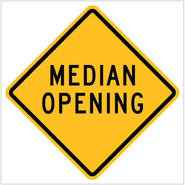 MEDIAN OPENING - WA ONLY