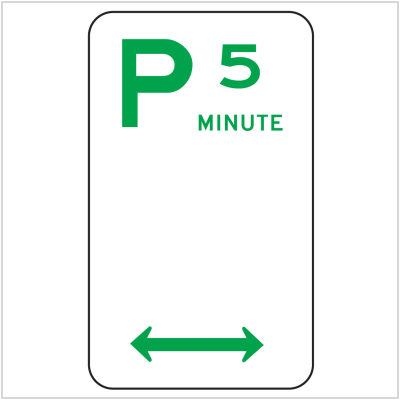 5 MINUTE PARKING