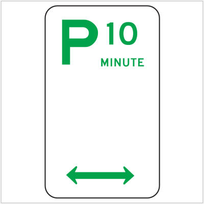 10 MINUTE PARKING