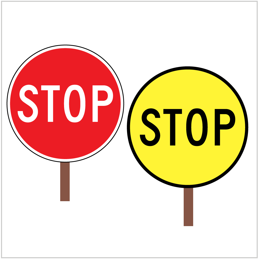 ROUND STOP SIGNS