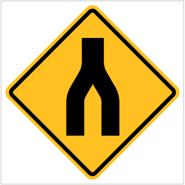 W4-6 - WA ONLY - WARNING SIGN