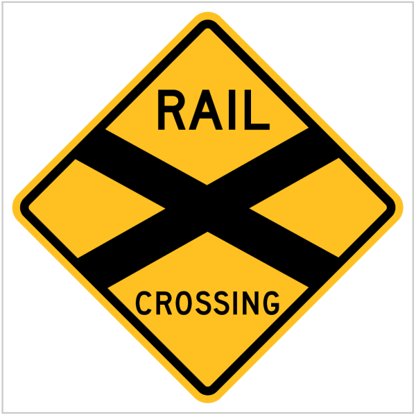 W7-3 -Rail Crossing - WA ONLY - warning signs