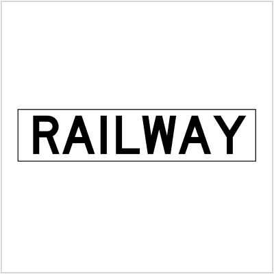 G9-32 GUIDE SIGNS RAILWAY