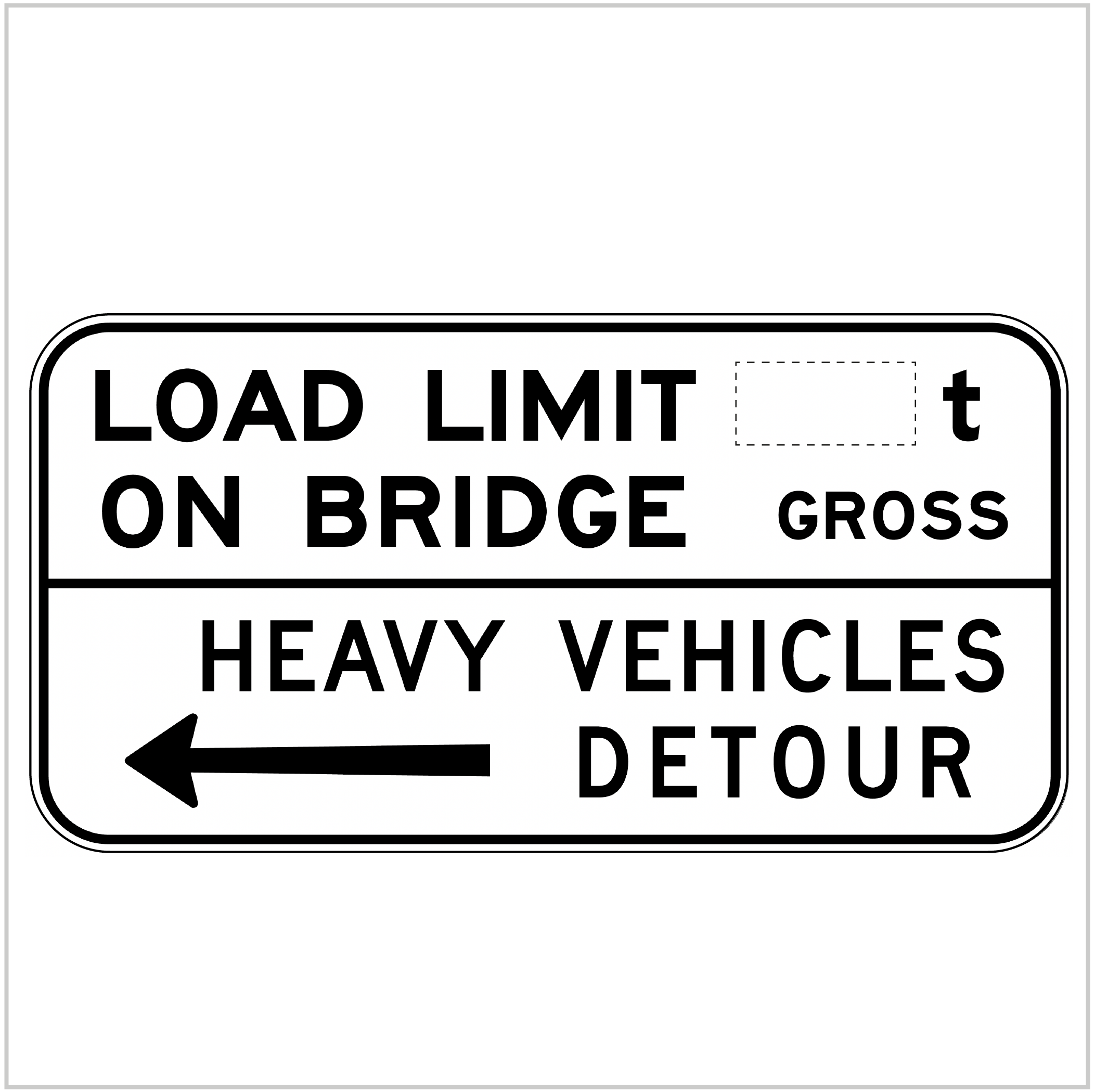 G9-4 LOAD LIMIT ON BRIDGE HEAVY VEHICLES DETOUR