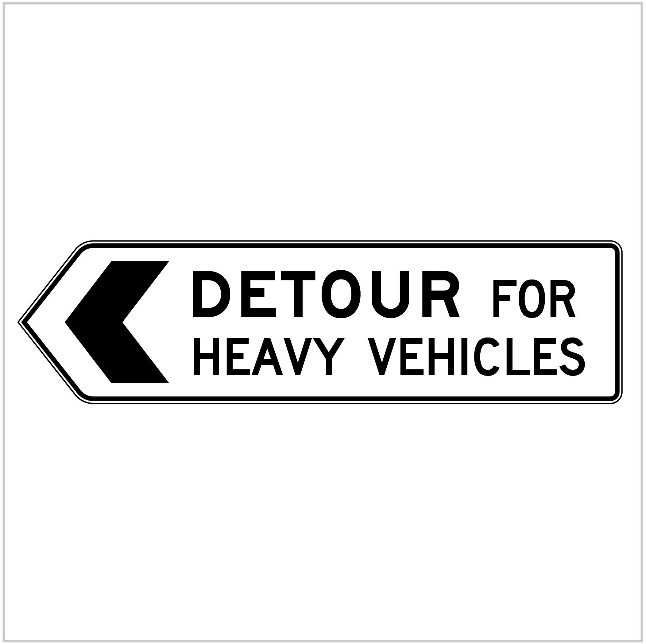 G9-5-2 DETOUR FOR HEAVY VEHICLES